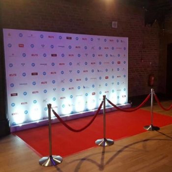 what is a step and repeat wall